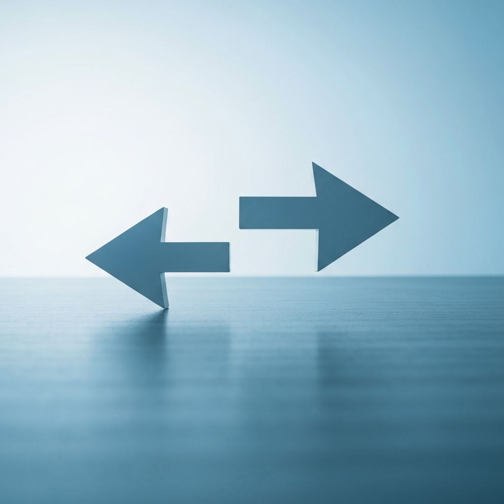 目的のズレを表すイメージ